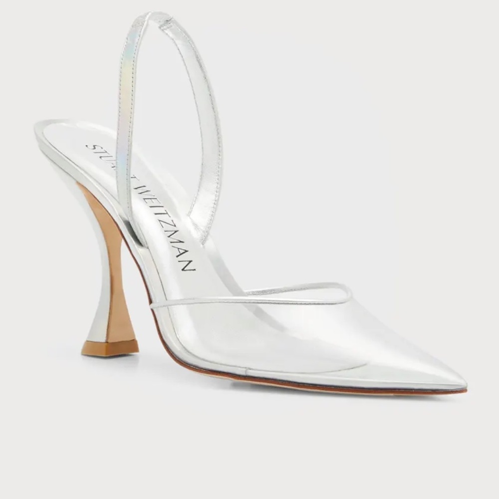 Stuart Weitzman Xcurve Halter Slingback Pumps